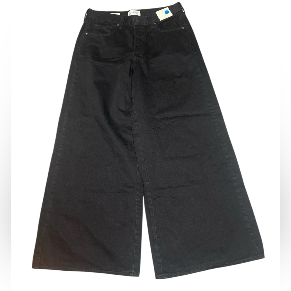 Universal Thread Black Wide-Leg Jeans